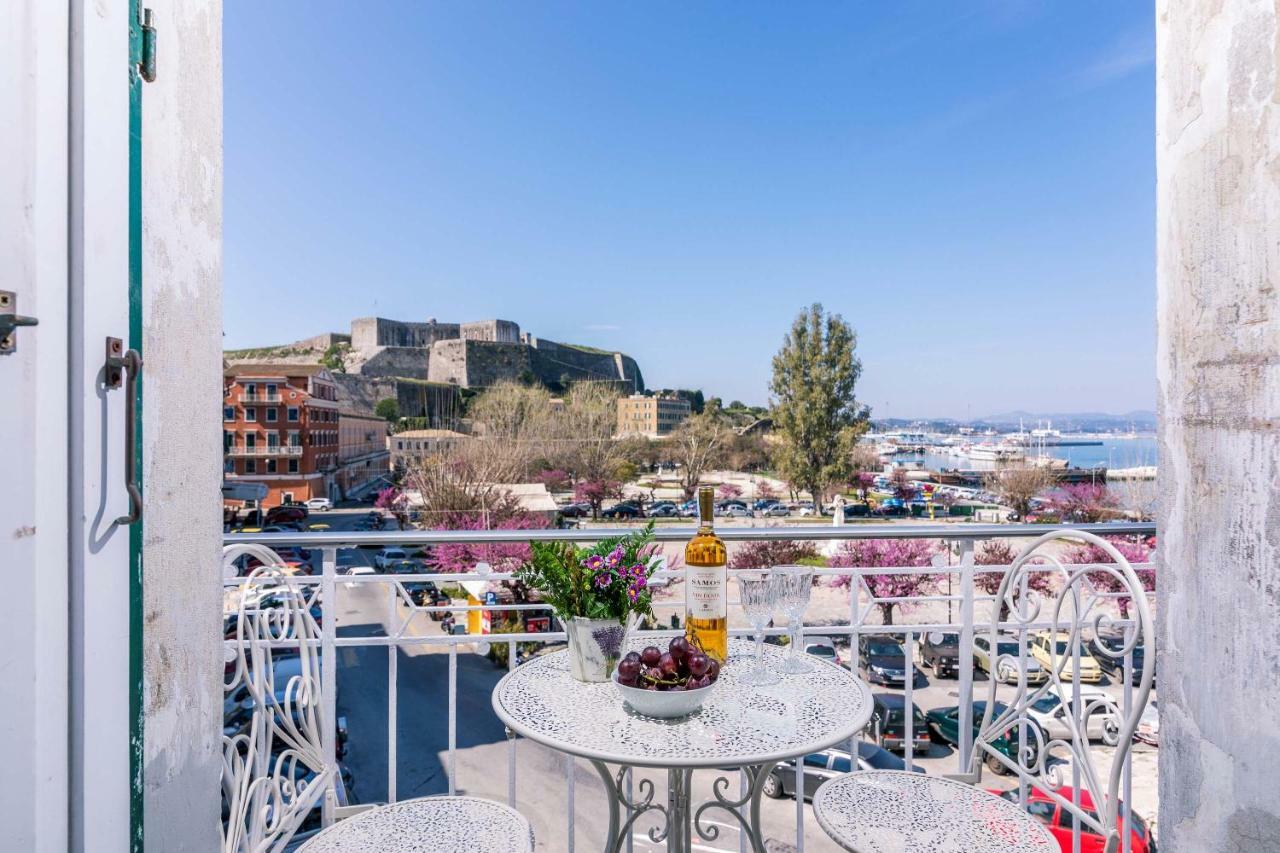 コルフ島Seaview Katerina'S House, Old Port Corfuアパートメント エクステリア 写真